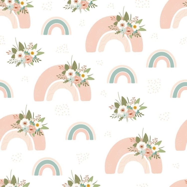 Papel de Parede Adesivo Infantil Arco Iris N017101