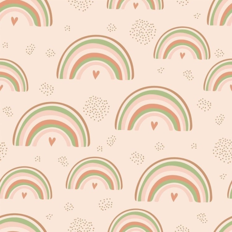 Papel de Parede Adesivo Infantil Arco Iris N017102