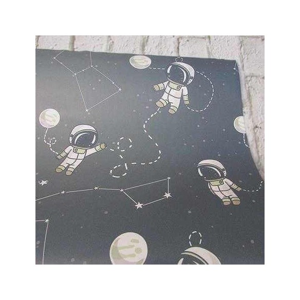 Papel de Parede Adesivo Infantil Astronautas 245627971