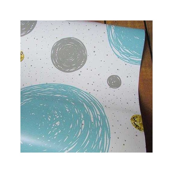Papel de Parede Adesivo Infantil Bolhas 519537286