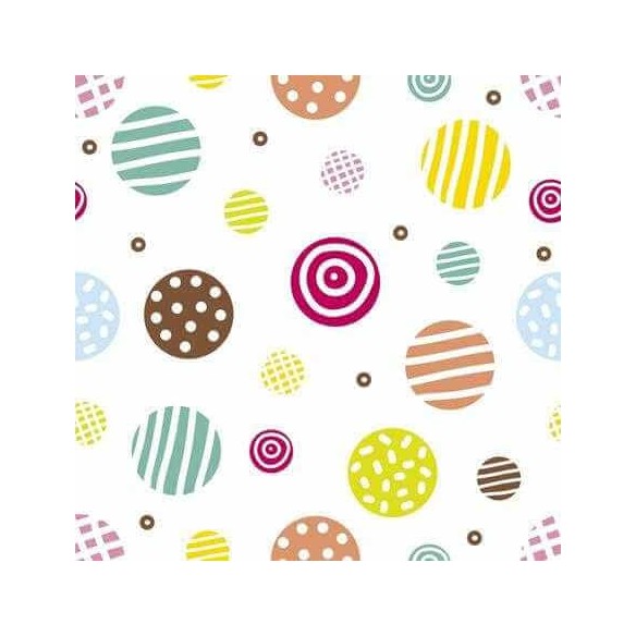 Papel de Parede Adesivo Infantil Bolhas Coloridas117810931