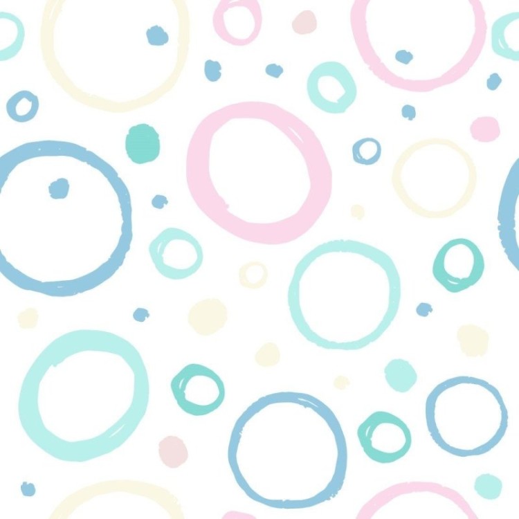Papel de Parede Adesivo Infantil Bolhinhas N013229