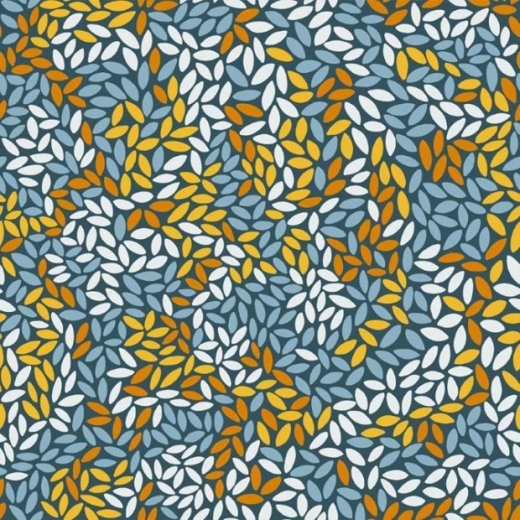 Papel de Parede Adesivo Abstrato Folhas N012066