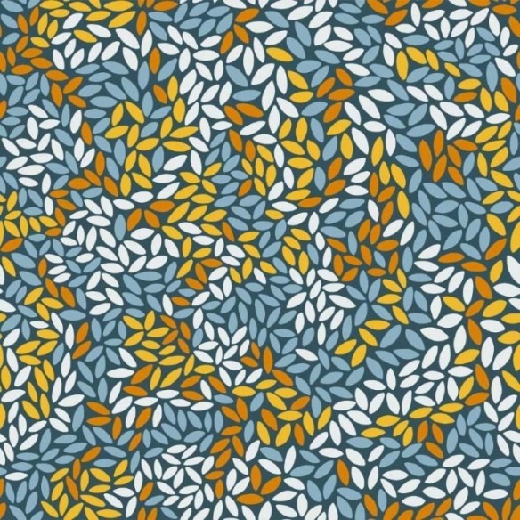 Papel de Parede Adesivo Abstrato Folhas N012066