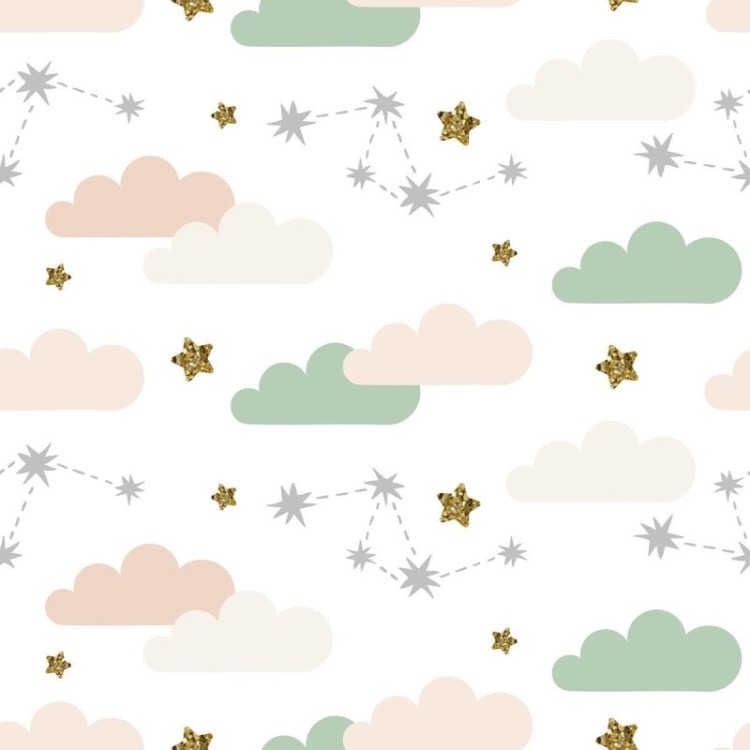 Papel de Parede Adesivo Infantil Céu  N010053