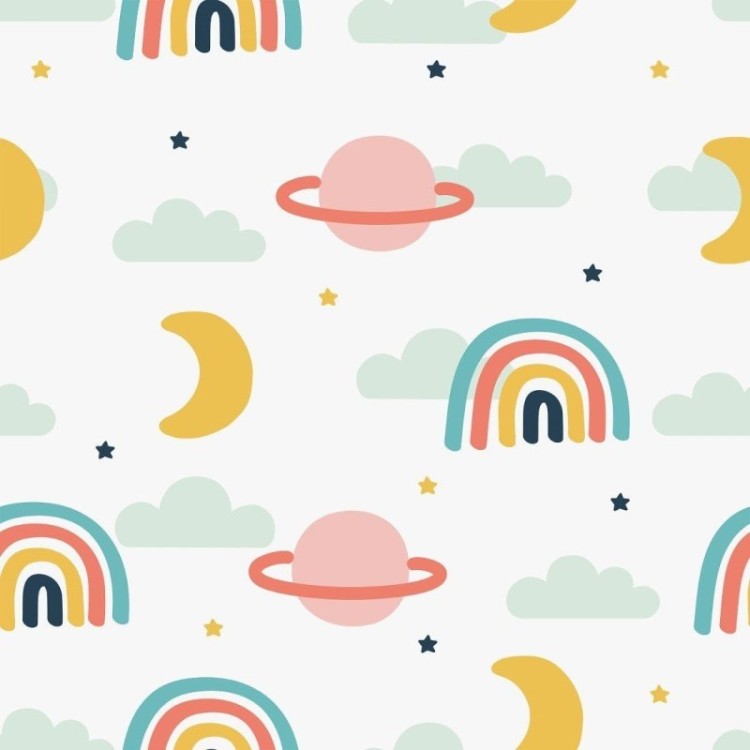 Papel de Parede Adesivo Infantil Céu N014140