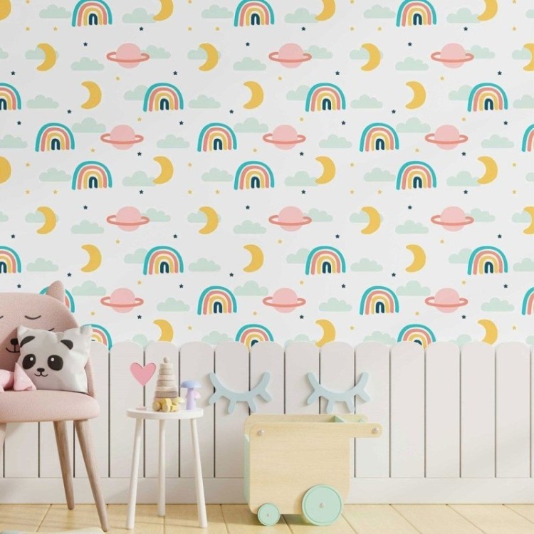 Papel de Parede Adesivo Infantil Céu N014140