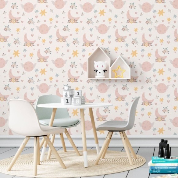 Papel de Parede Adesivo Infantil Céu Sweet N019058