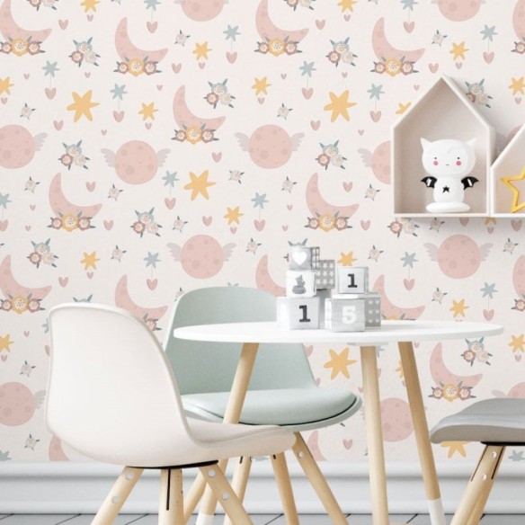 Papel de Parede Adesivo Infantil Céu Sweet N019058