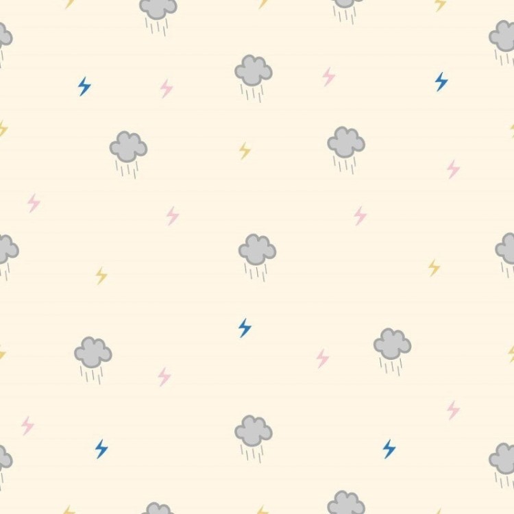 Papel de Parede Adesivo Infantil Chuva...