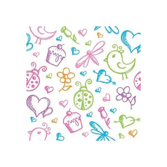 Papel de Parede Adesivo Infantil Colorido 134173695