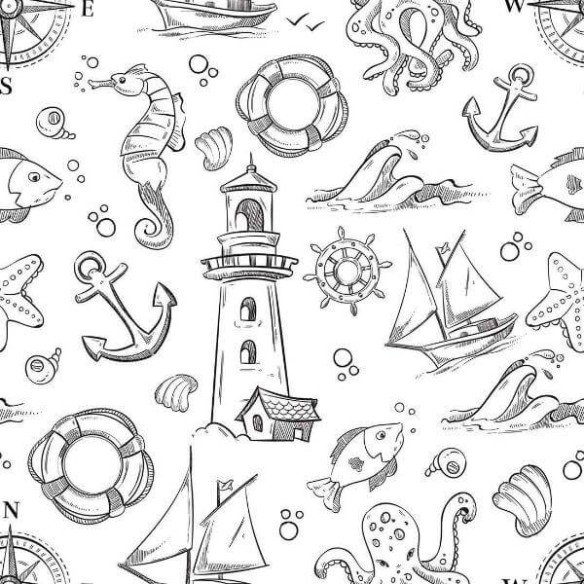Papel de Parede Adesivo Infantil Colorir N02175