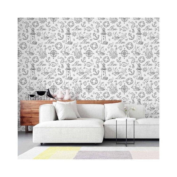 Papel de Parede Adesivo Infantil Colorir N02175