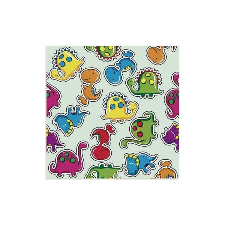 Papel de Parede Adesivo Infantil Dinossauro...