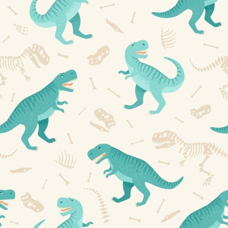 Papel de Parede Adesivo Infantil Dinossauros...