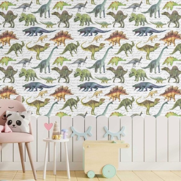 Papel de Parede Adesivo infantil Dinossauros N014085