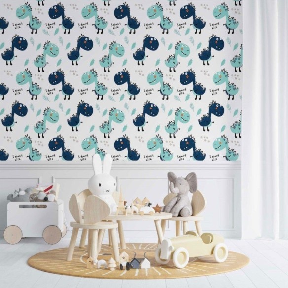 Papel de Parede Adesivo infantil Dinossauros N014155