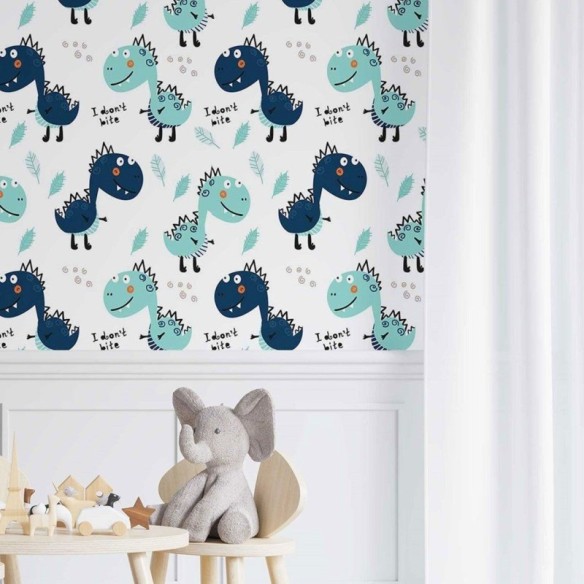 Papel de Parede Adesivo infantil Dinossauros N014155