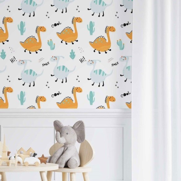 Papel de Parede Adesivo infantil Dinossauros N014158
