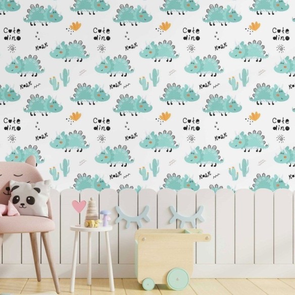 Papel de Parede Adesivo infantil Dinossauros N014160