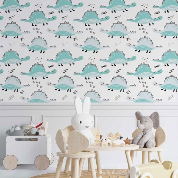 Papel de Parede Adesivo infantil Dinossauros N014162