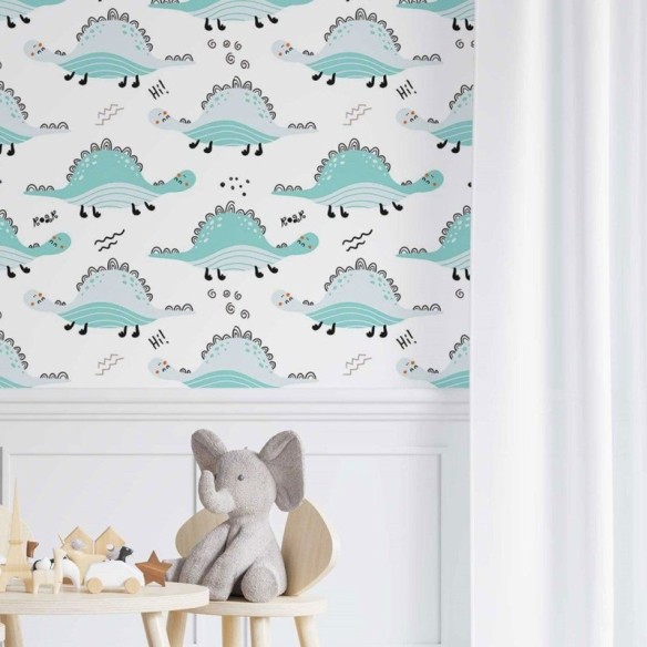 Papel de Parede Adesivo infantil Dinossauros N014162