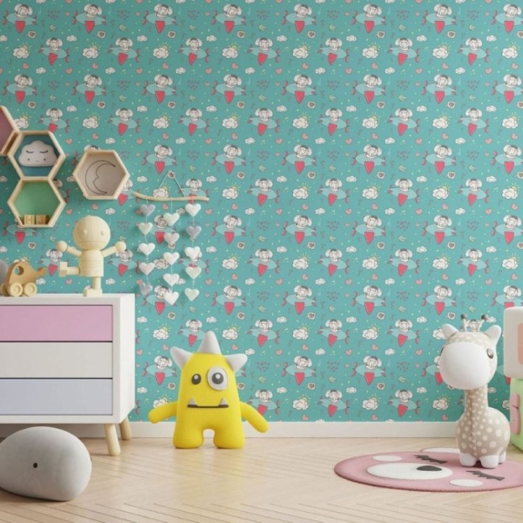 Papel de Parede Adesivo Infantil Elefantes N013087