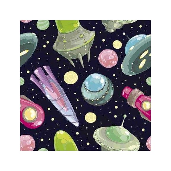 Papel de Parede Adesivo Infantil Espaço 373807813