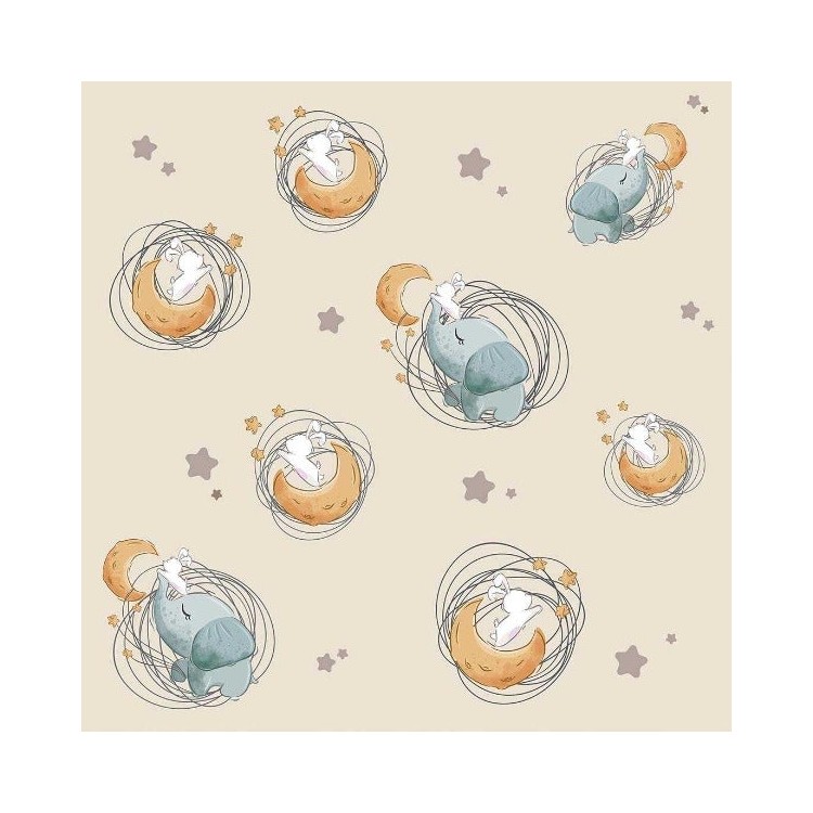 Papel de Parede Adesivo Infantil Estrela N02183