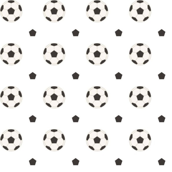 Papel de Parede Adesivo infantil futebol
 N014135