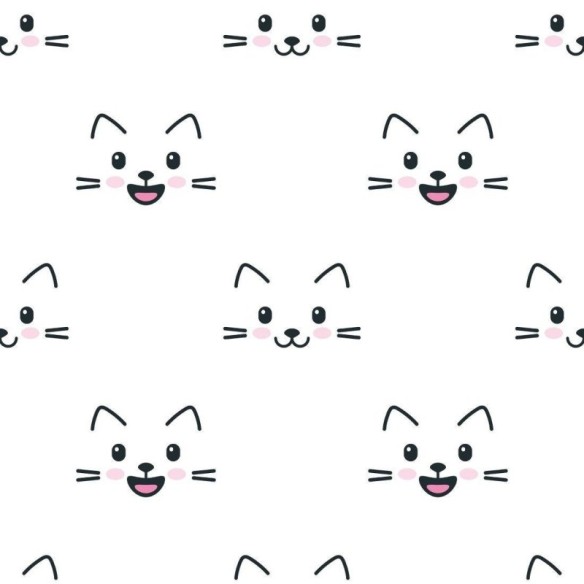 Papel de Parede Adesivo Infantil Gatinhos N015127