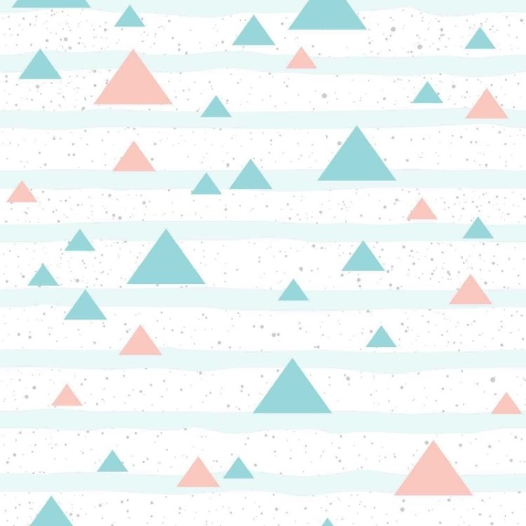 Papel de Parede Adesivo Infantil Geométrico...