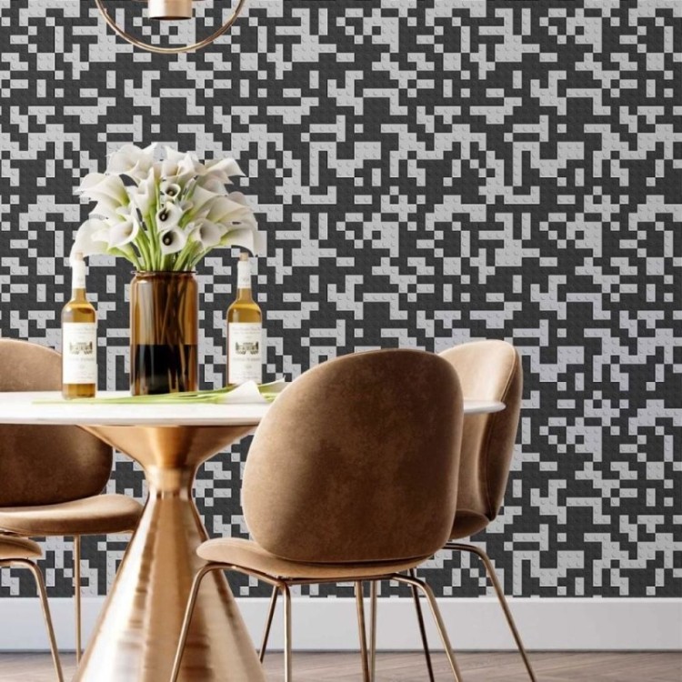 Papel de Parede Adesivo infantil geométrico...