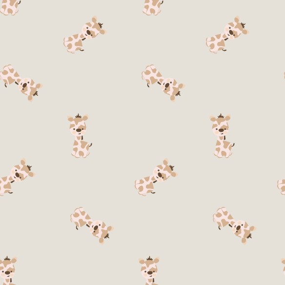 PAPEL DE PAREDE ADESIVO INFANTIL GIRAFA L1