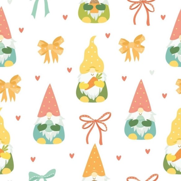 Papel de Parede Adesivo Infantil Gnomos N018057