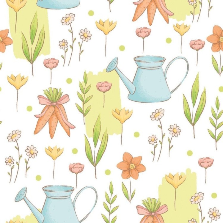 Papel de Parede Adesivo Infantil Jardim N015031