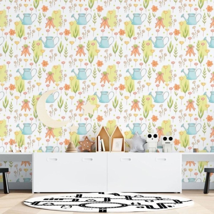Papel de Parede Adesivo Infantil Jardim N015031