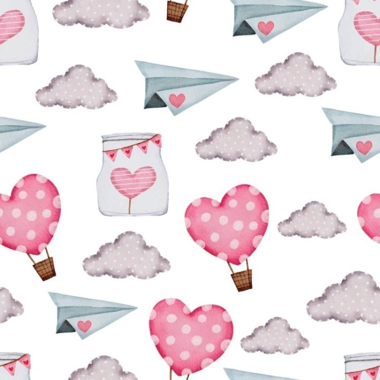 Papel de Parede Adesivo Infantil Love Is In The...