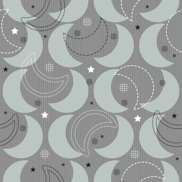 Papel de Parede Adesivo infantil lua
 N014136