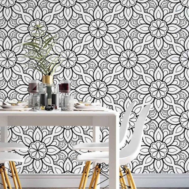Papel de Parede Adesivo infantil mandalas N014142