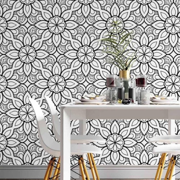 Papel de Parede Adesivo infantil mandalas N014142