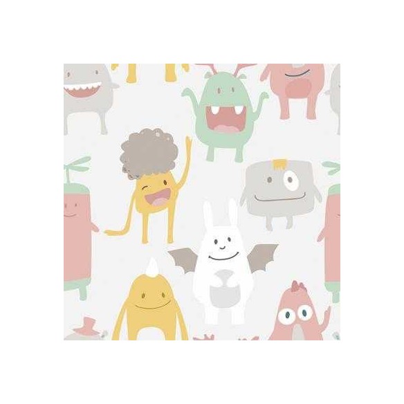 Papel de Parede Adesivo Infantil Monstrinhos Fofos 228661831