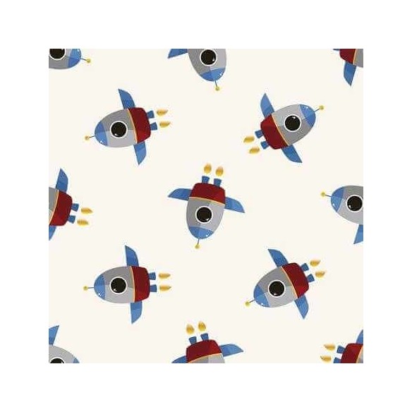 Papel de Parede Adesivo Infantil Nave Espacial281741453