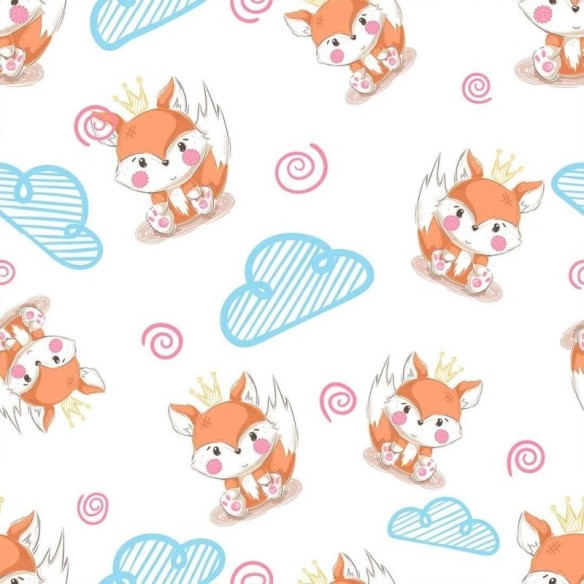 Papel de Parede Adesivo Infantil Nuvem N02280