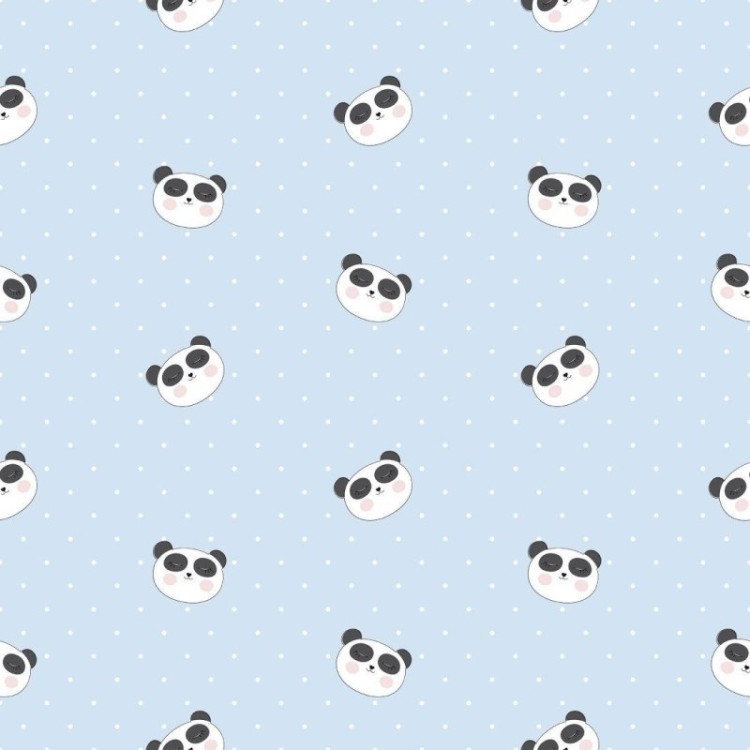 Papel de Parede Adesivo Infantil Pandas N013134