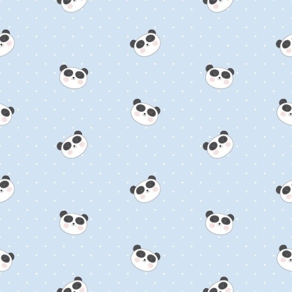 Papel de Parede Adesivo Infantil Pandas N013134