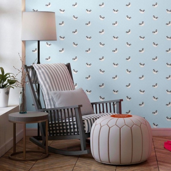 Papel de Parede Adesivo Infantil Pandas N013134