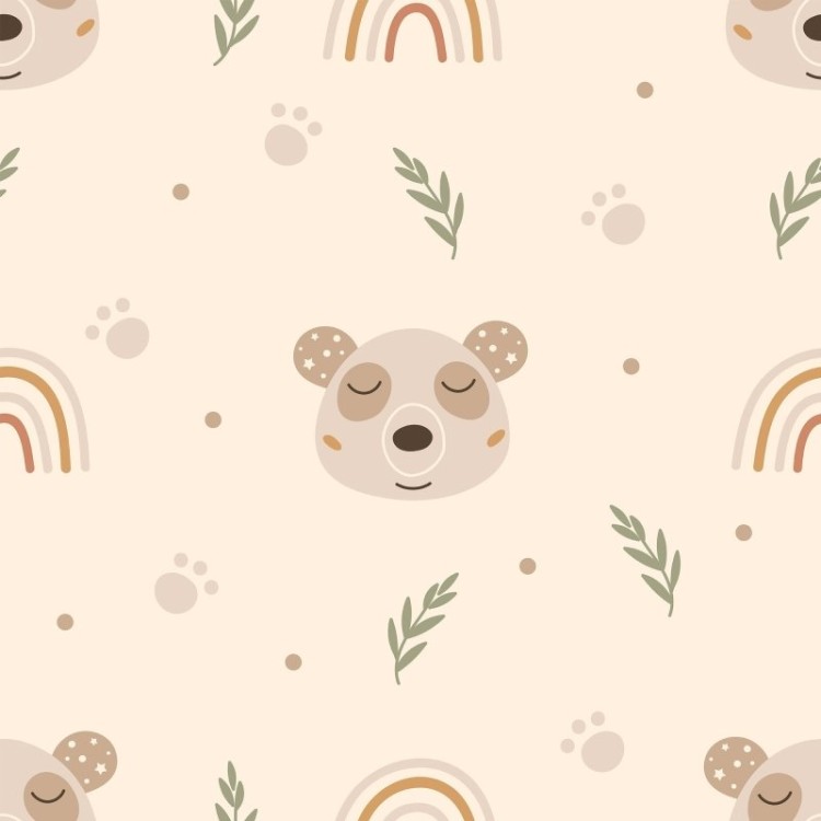 Papel de Parede Adesivo Infantil Pandas N017100