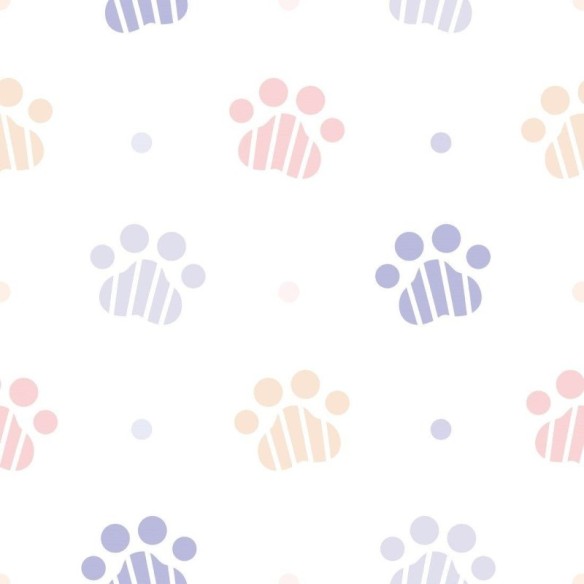 Papel de Parede Adesivo Infantil Patinhas N015030