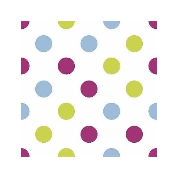 Papel de Parede Adesivo Infantil Poá Colorido 112511906
